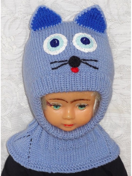 Kepurė šalmas: Mėlynas katinas